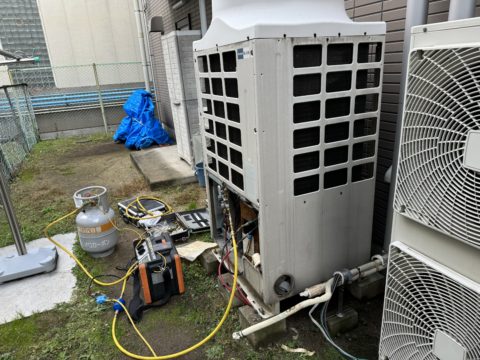 高石市溶射工場　食堂空調設備更新工事